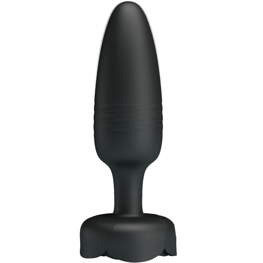 Plug anal vibrant Pretty Love Tarion lumière LED noir 12,5 cm, vue 4