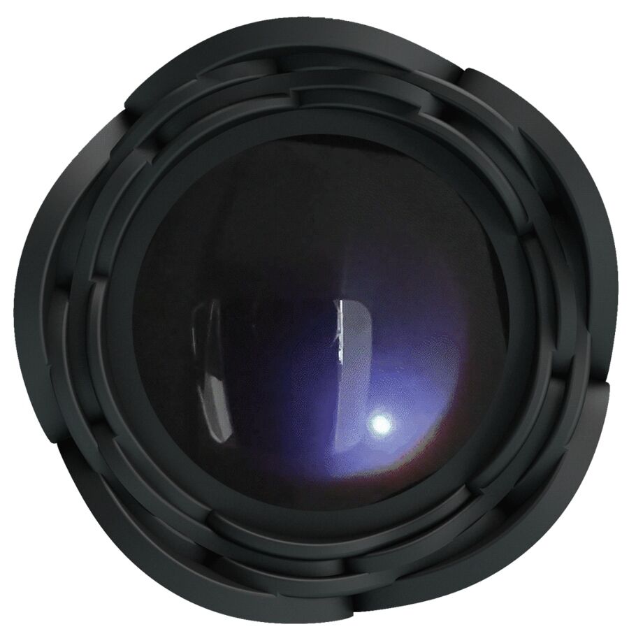 Plug anal vibrant Pretty Love Osborn lumière LED noir 9,8 cm, vue 3