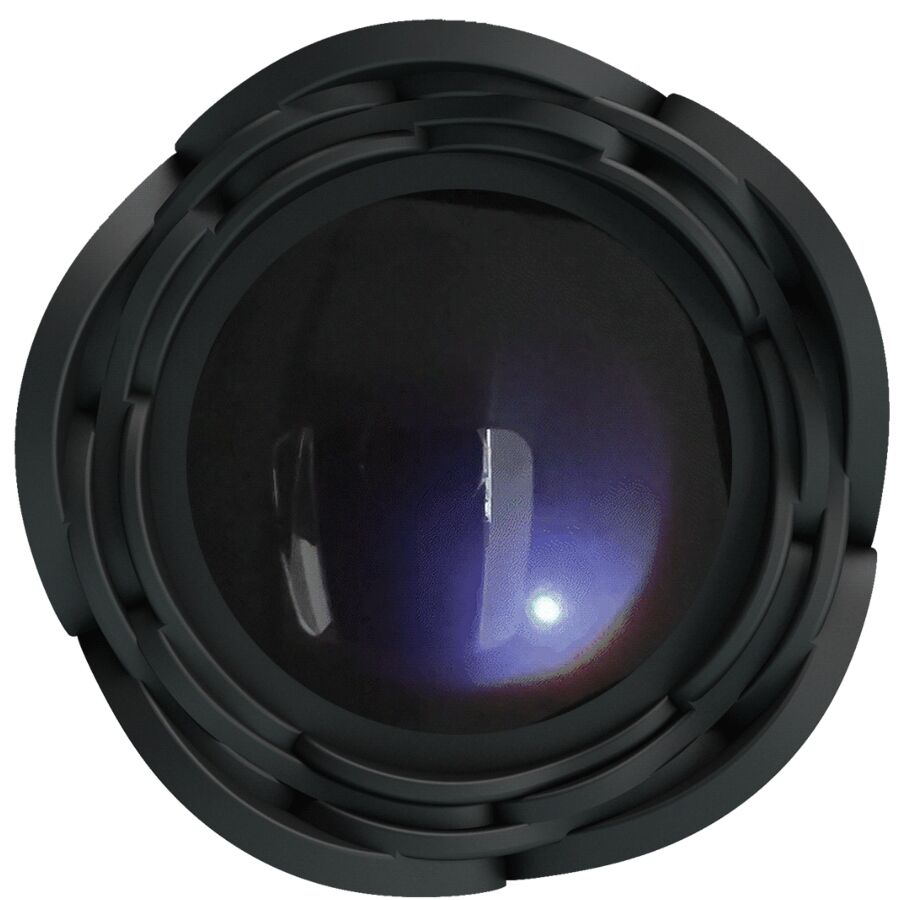 Plug anal vibrant Pretty Love Olman lumière LED noir 8,8 cm, vue 3