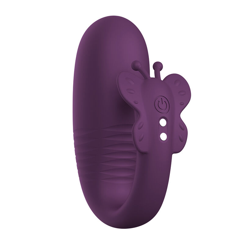 Vibromasseur œuf va-et-vient Pretty Love Klay violet contrôlé par application, vue 3