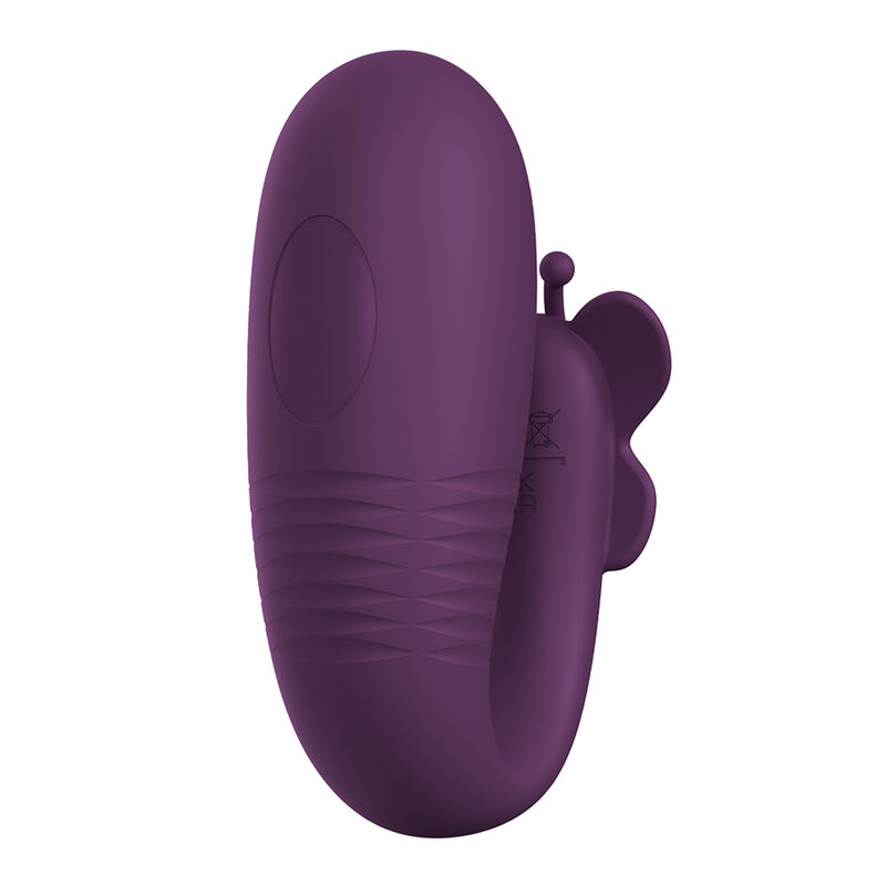Vibromasseur œuf va-et-vient Pretty Love Klay violet contrôlé par application, vue 4