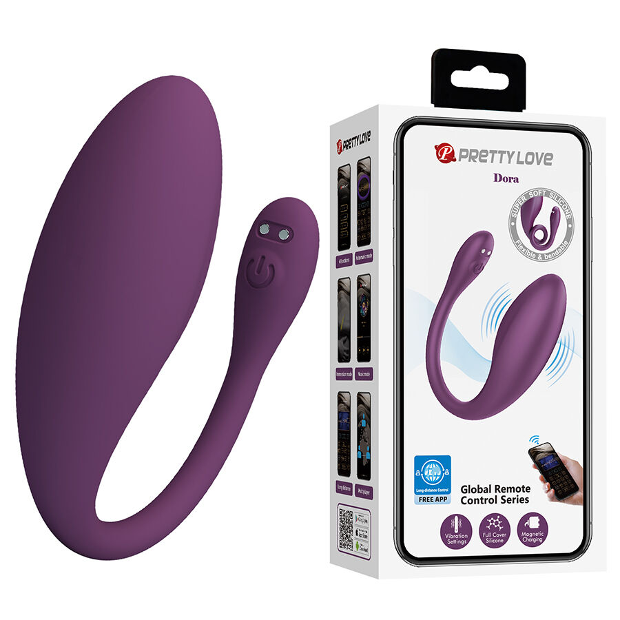 Vibromasseur invisible Pretty Love Dora avec application gratuite, vue 2
