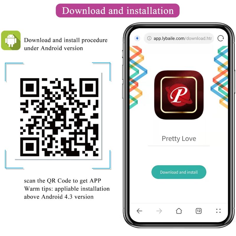 Masseur et vibromasseur Pretty Love Franz violet avec application gratuite, vue 7