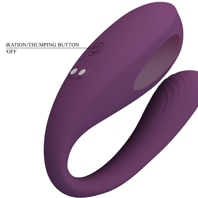 Masseur clitoridien Pretty Love Aari violet avec application gratuite, vue 7