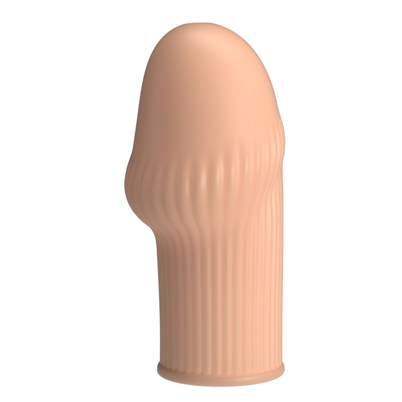 Manchon pénien Pretty Love Huel épaississant couleur chair, vue 4 sur 8
