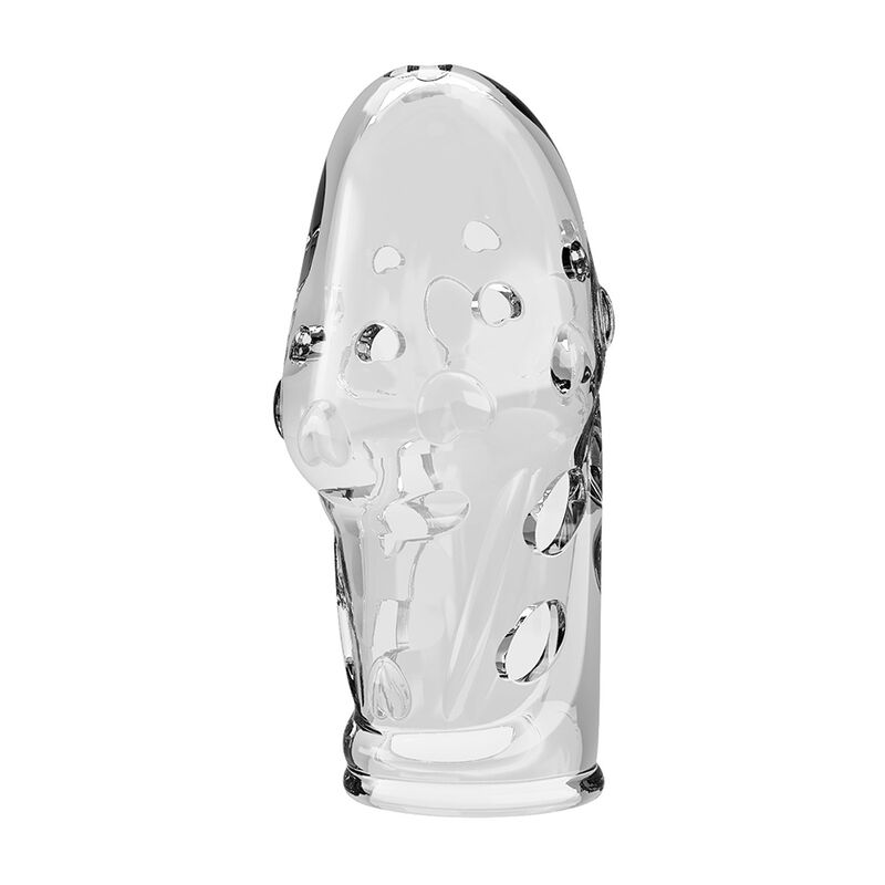 Manchon pénien texturé Pretty Love Rocker transparent, vue 4 sur 9