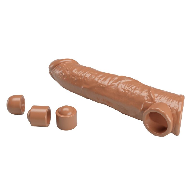 Manchon dextension de pénis ajustable Pretty Love 26 cm naturel, vue 5 sur 9