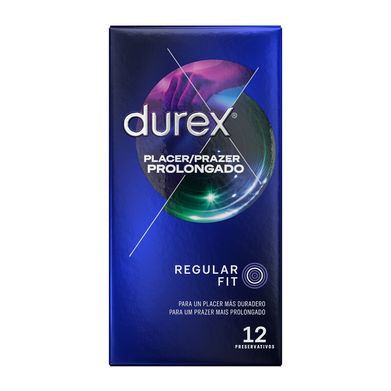 Préservatifs retardants Durex Plaisir Prolongé 12 unités, vue 2 sur 3