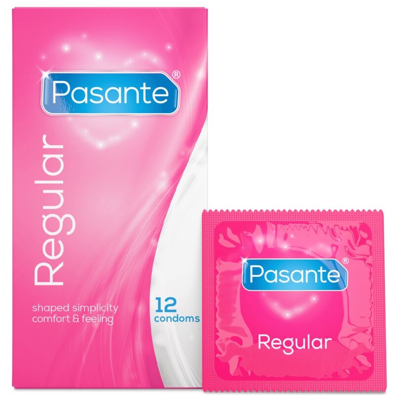 Préservatifs réguliers Pasante Regular 12 unités, vue 3 sur 5