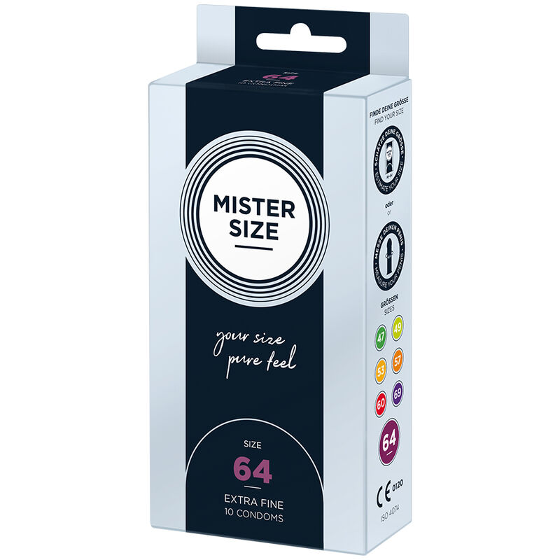 Préservatifs XXL Mister Size 64 mm 10 unités, vue 2 sur 3