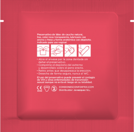 Préservatifs saveur fraise Confortex 144 unités, vue 4 sur 4