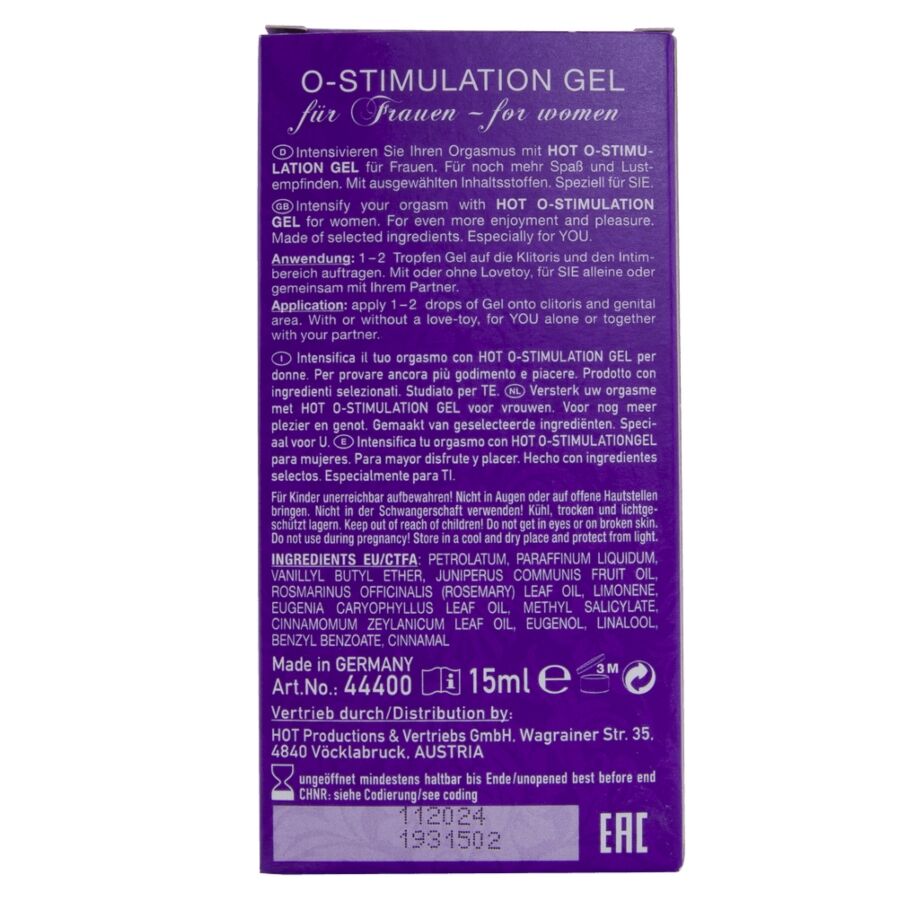 gel stimulant orgasme pour femmes Hot 15 ml, vue 6 sur 7