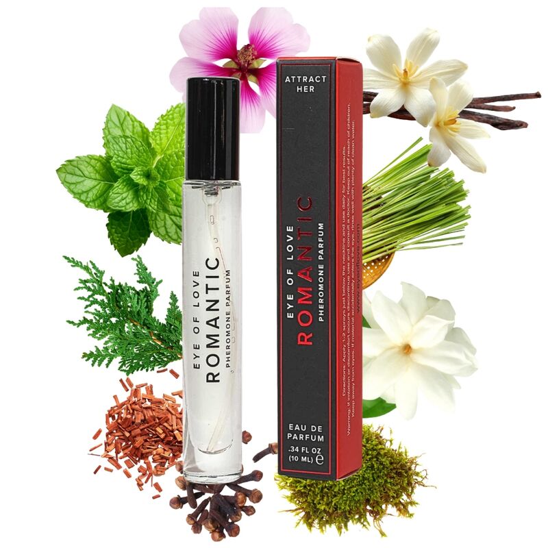 parfum aux phéromones pour attirer les femmes Eye of Love Romantic 10 ml, vue 3 sur 10
