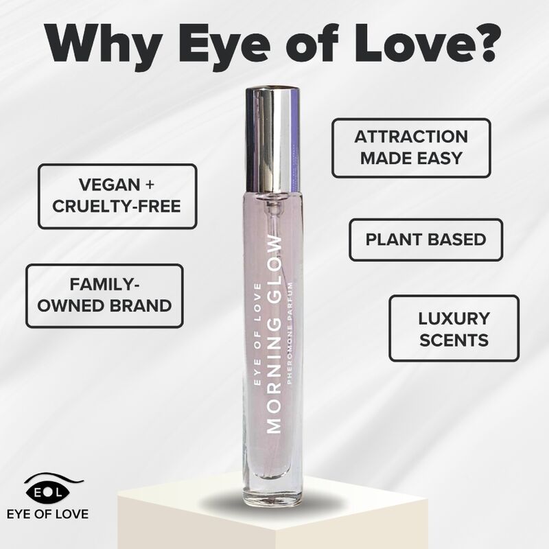 parfum aux phéromones pour attirer les hommes Eye of Love Morning Glow 10 ml, vue 6 sur 10