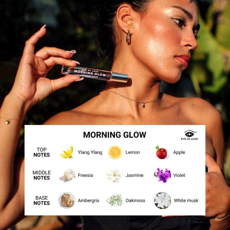 parfum aux phéromones pour attirer les hommes Eye of Love Morning Glow 10 ml, vue 9 sur 10
