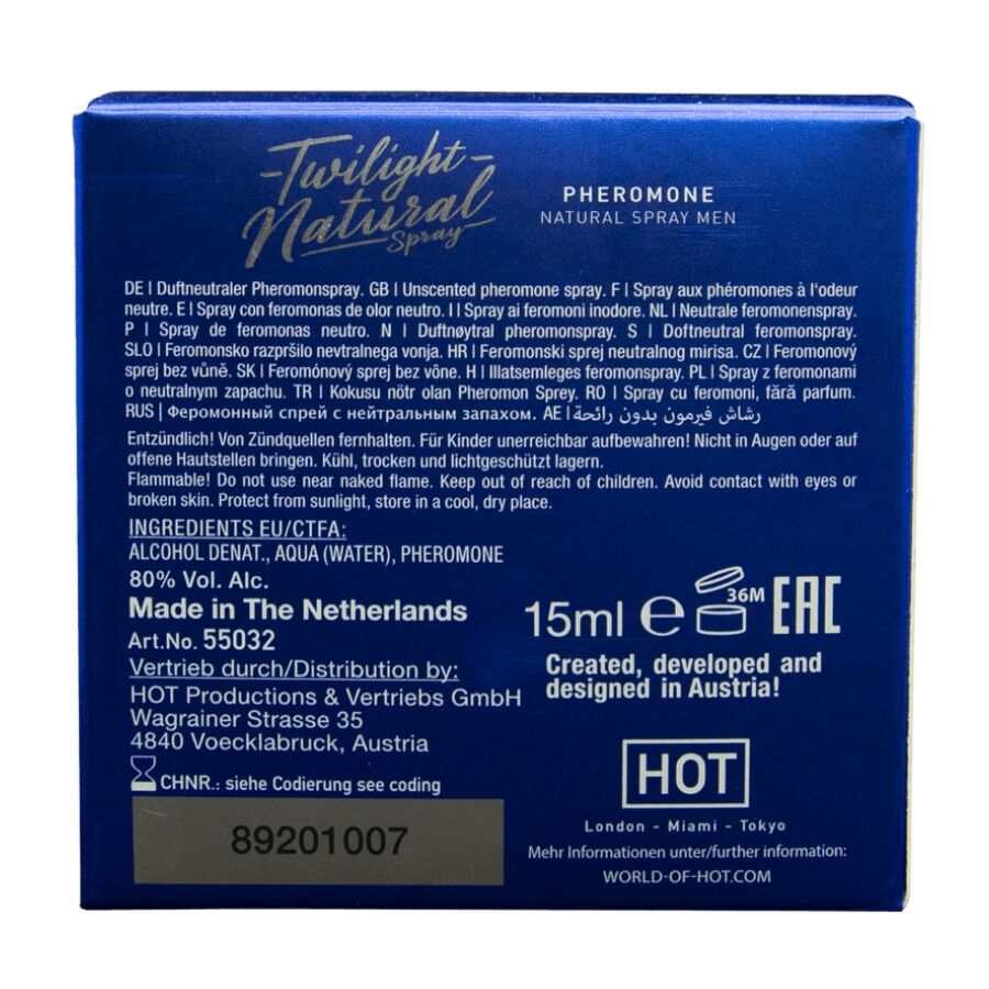 spray de phéromones neutre pour homme Hot Twilight 15 ml, vue 4 sur 4