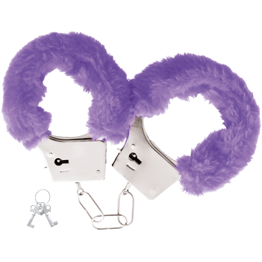 menottes doublées lilas Darkness – vue 2