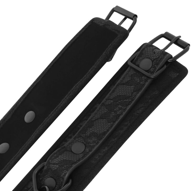 menottes brocart noir Darkness – vue 4