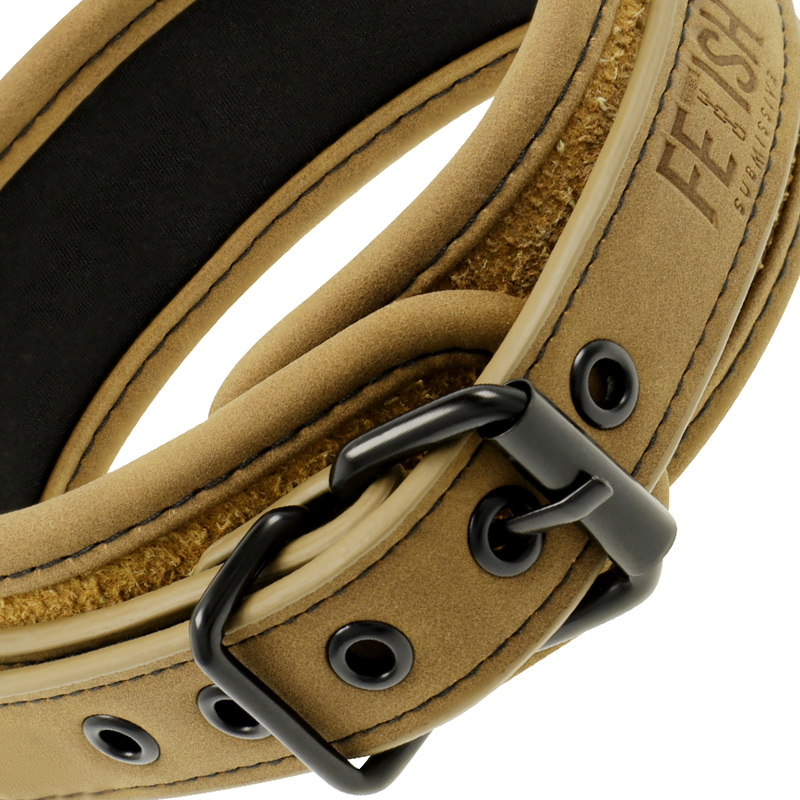 collier de soumission chaîne doublée néoprène Fetish Submissive Origin 10
