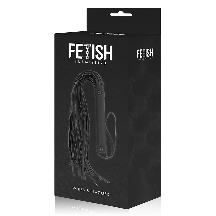 fouet en cuir végan Fetish Submissive 8