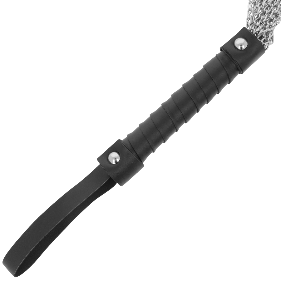 fouet de bondage en métal noir Darkness 3