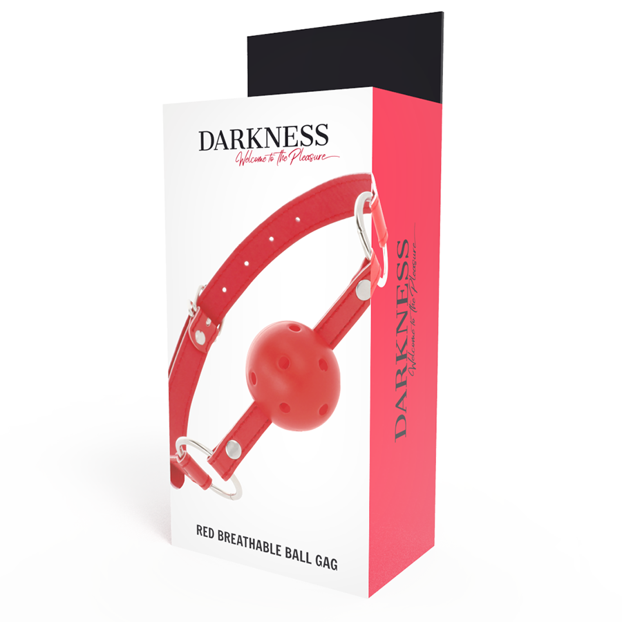 bâillon boule respirant rouge Darkness 4