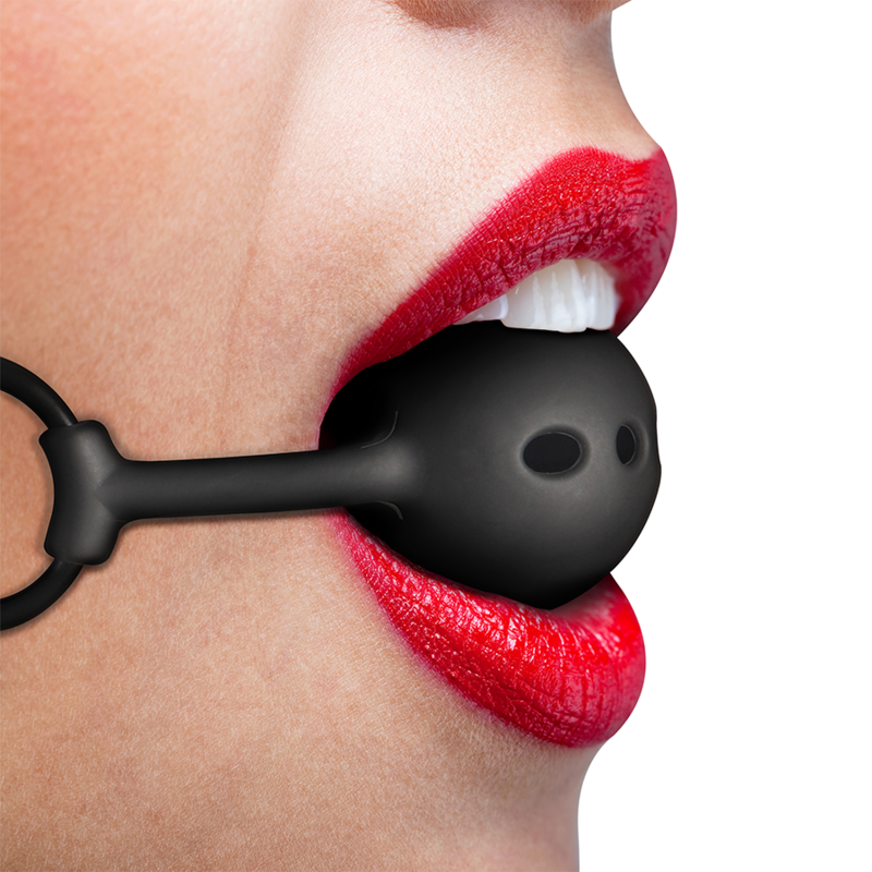 bâillon boule en silicone respirant Fetish Submissive 4