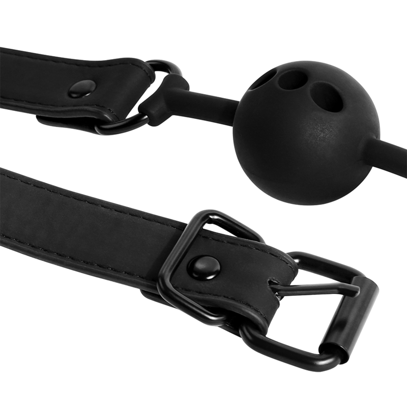 bâillon boule en silicone respirant Fetish Submissive 6