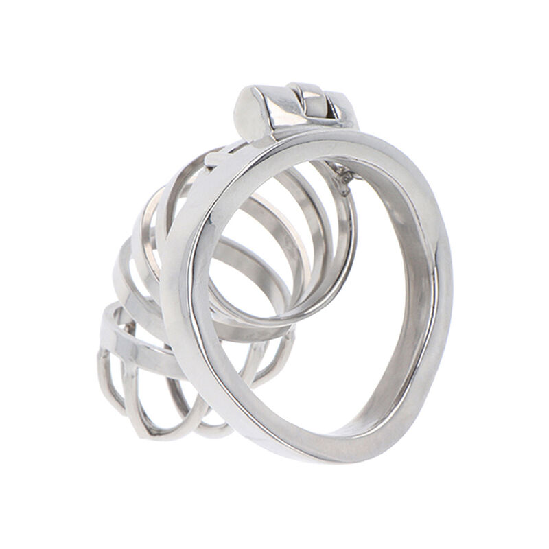 cage de chasteté en métal inoxydable réglable Hidden Desire 2