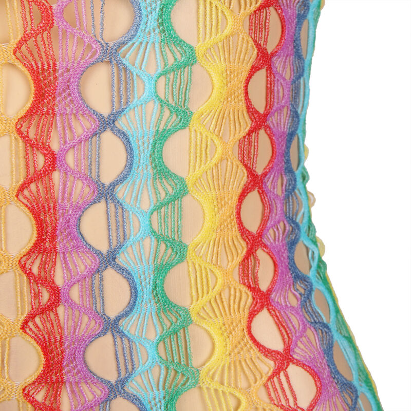 robe résille épaules nues arc-en-ciel Subblime 7