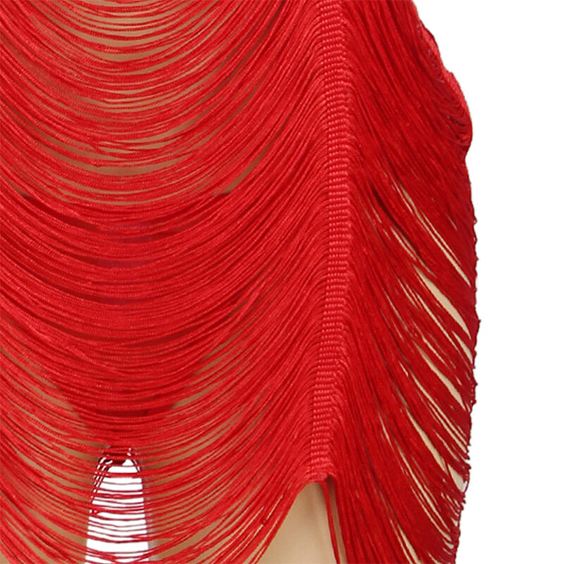 robe à bretelles avec string rouge S/M Subblime 954246 4