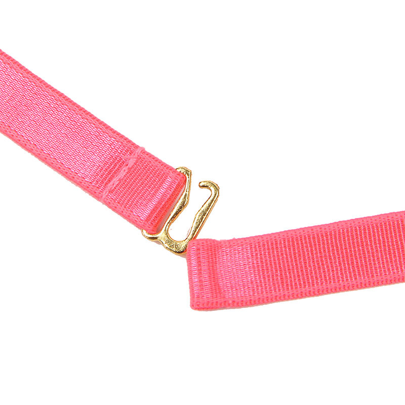 ensemble soutien-gorge avec collier et détails de jambes rose fluo L/XL Subblime 955304 10