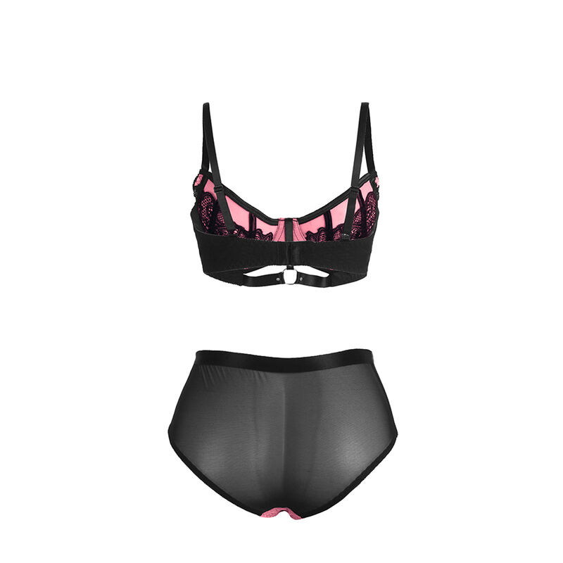 ensemble soutien-gorge rose avec fermeture éclair L/XL Subblime 955588 6