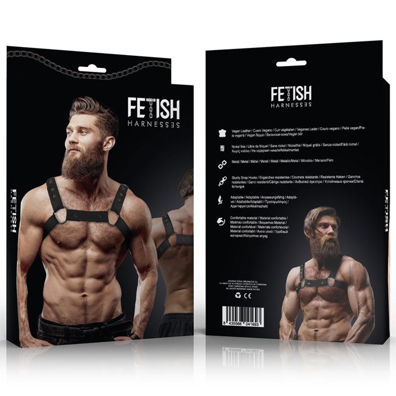 harnais de sport réglable en néoprène pour homme Fetish Submissive Attitude 6