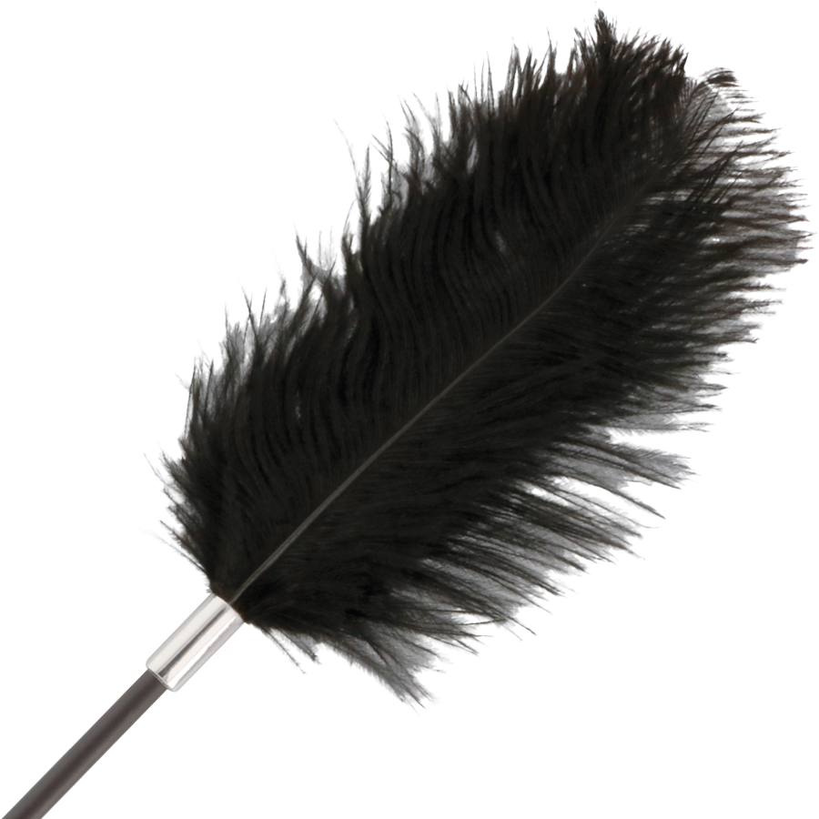 fouet à plume damour noir 56 cm Darkness 2