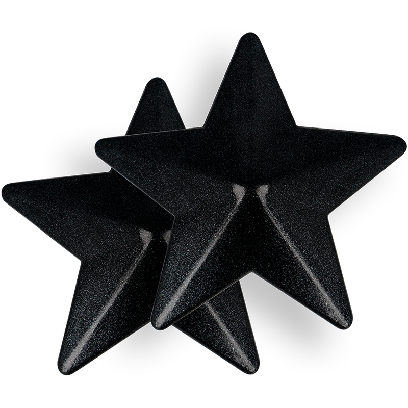 cache-tétons étoiles noires réutilisables Coquette Chic Desire 3