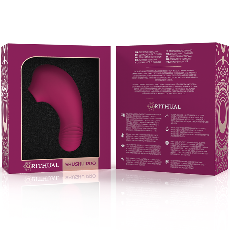 stimulateur clitoridien de poche 2 moteurs orchidée Rithual Shushu Pro 6