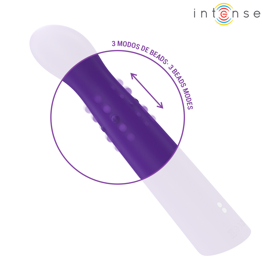 vibromasseur point G à billes va-et-vient tête oscillante Intense Helena 13,5 cm 4