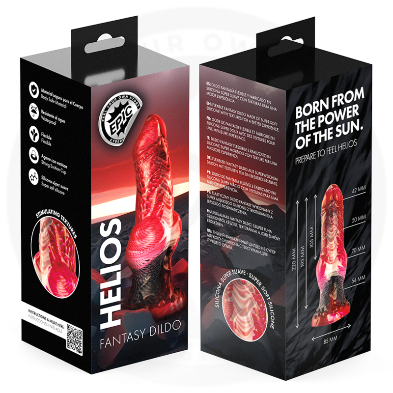 gode avec testicules Epic Helios 10