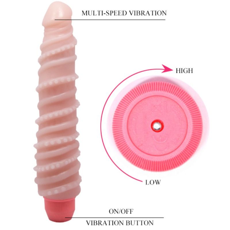 vibromasseur spirale flexible 19,5 cm Baile Flexi Vibe 6