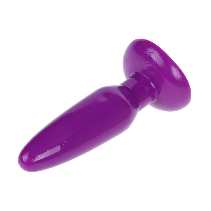petit plug anal conique à ventouse rose 15 cm Baile 4