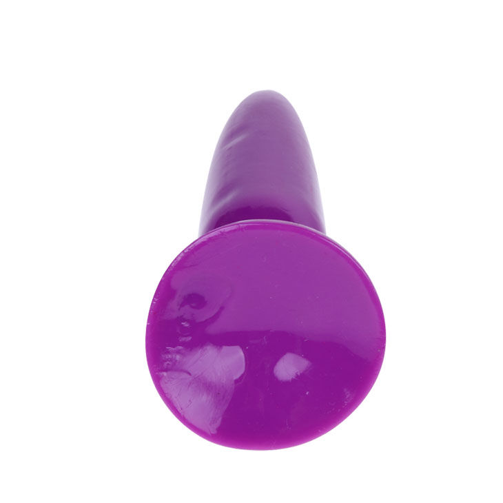 petit plug anal conique à ventouse rose 15 cm Baile 6