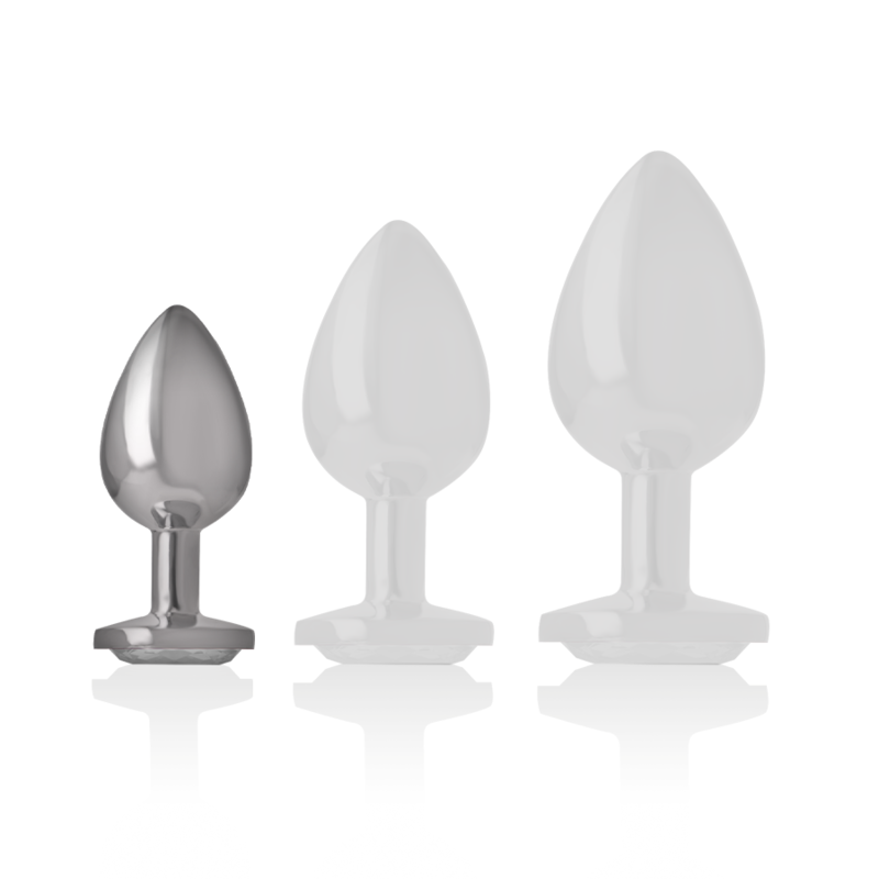 plug anal en métal bijou argenté taille S Intense 3