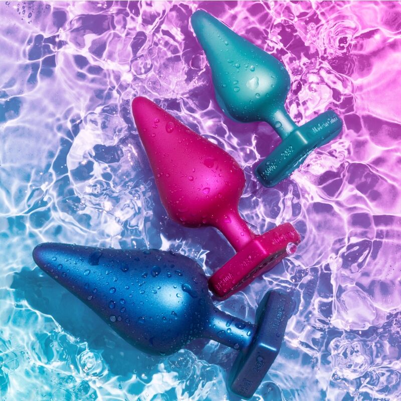 kit dentraînement anal 3 plugs S M L base cœur Romp Luster 6