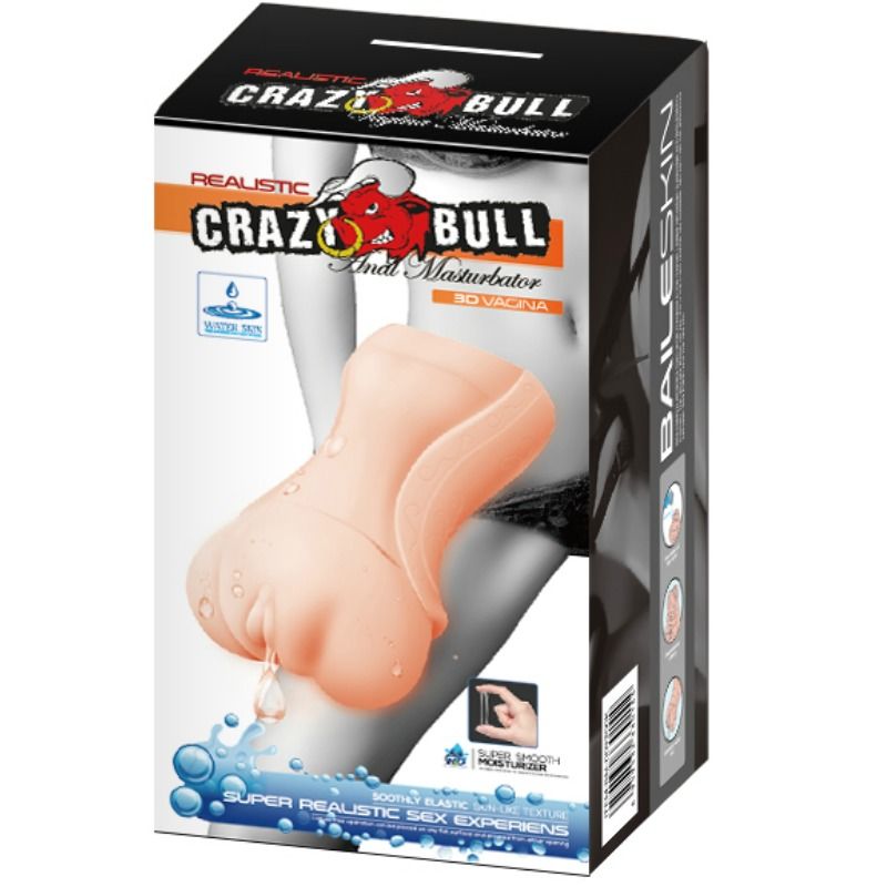 masturbateur vagin en peau deau Crazy Bull 5