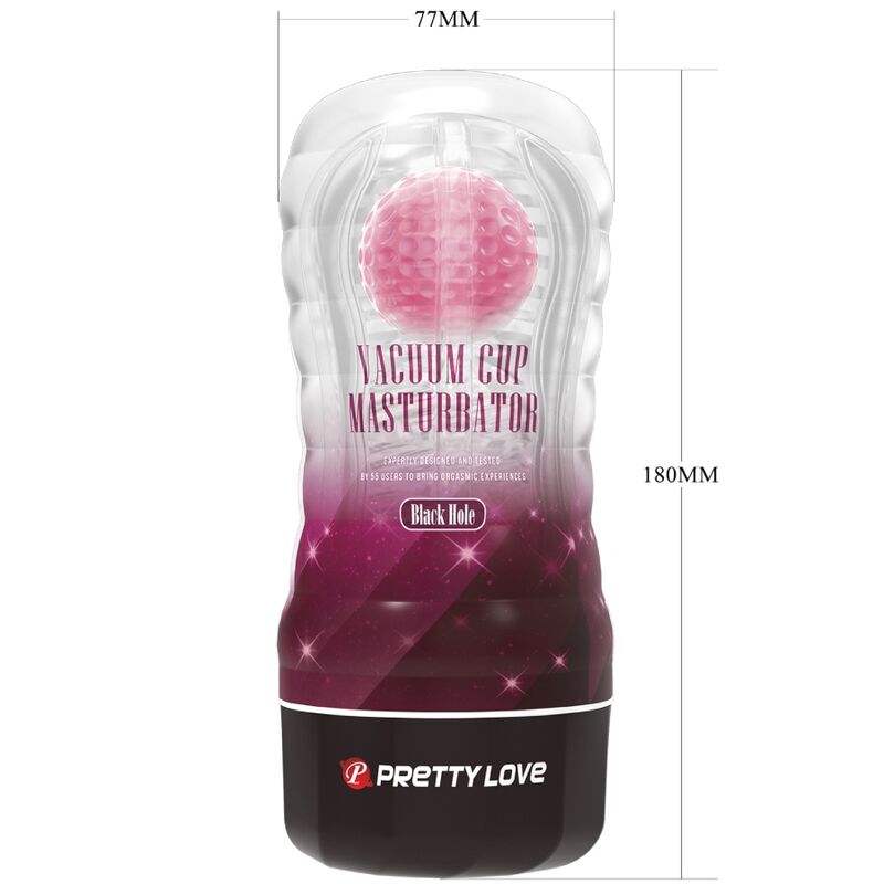 masturbateur tasse à bille roulante rose Pretty Love 4
