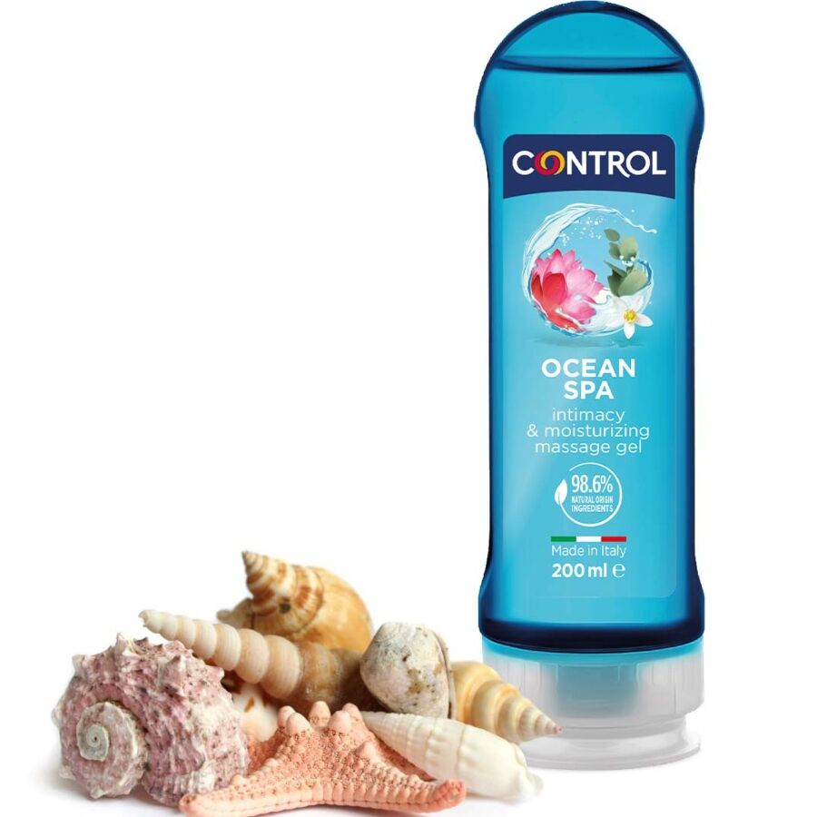 gel de massage 2 en 1 mer Méditerranée Control 200 ml