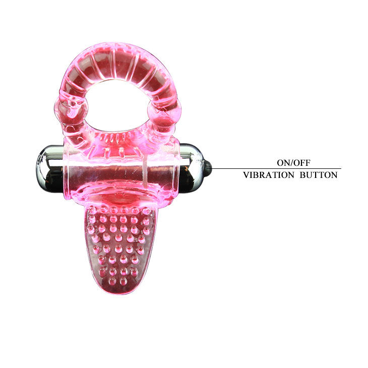 anneau pénien vibrant rose Sweet ABS 10 rythmes Baile 5