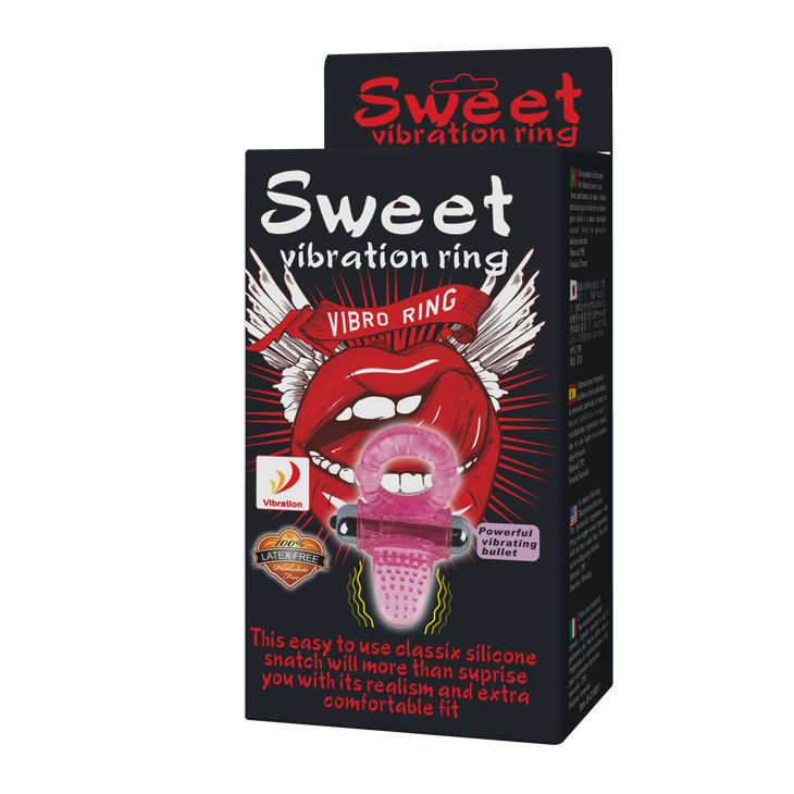 anneau pénien vibrant rose Sweet ABS 10 rythmes Baile 7