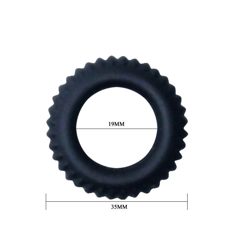 anneau pénien en silicone noir Titan 1,9 cm Baile 4